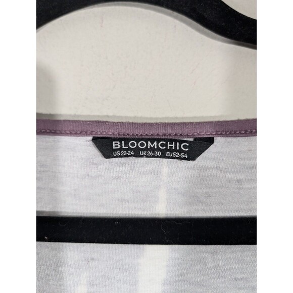 Bloomchic Top Women Plus 22 Maeve Tie Dye Batwing Sleeve T-Shirt - Picture 5 of 8